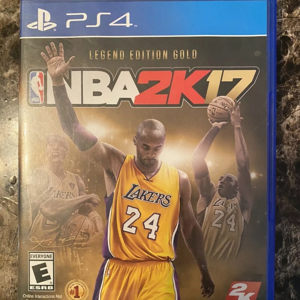 NBA 2k17 limited edition gold ps4